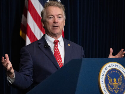 Simi Valley, CA - February 20: U.S. Sen. Rand Paul speaks at the Ronald Reagan Library in