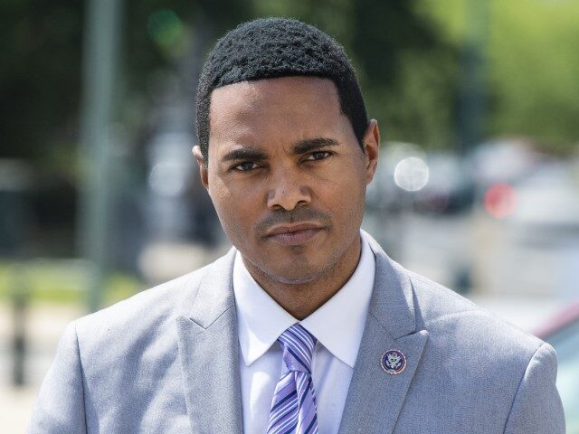 Rep. Ritchie Torres, D-N.Y., is seen at the House steps of the Capitol during the last vot