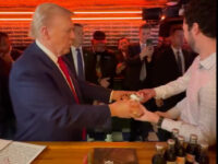 Trump Passes Out Hamburgers at New York Bitcoin Bar Ahead of Rally