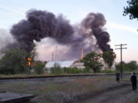 Ukraine Drone Strike Causes Massive Blaze at Russian Missile Storage Depot