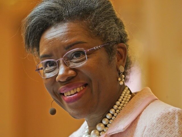 Virginia Lt. Gov. Winsome Earle-Sears presides over the Senate during the Senate at the Ca