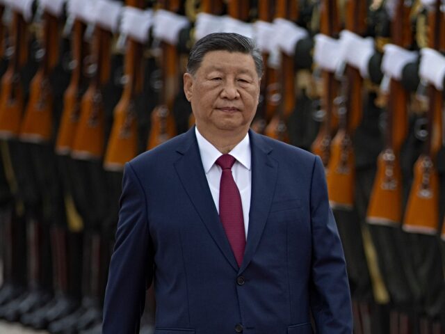 BEIJING, CHINA - AUGUST 19: Chinese President Xi Jinping (L) and Vietnam President To Lam