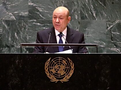 Yemen’s President Rashad Mohammed Al-Alimi speaks during the 79th Session of the United