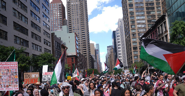 Anti-Israel Protesters March on New York City Streets: ‘Israel, Go to Hell’