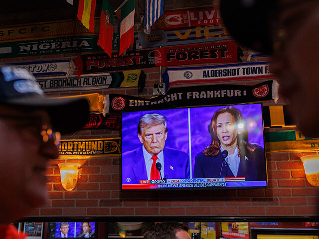 San Francisco Republican party members watch a presidential debate between Republican pres