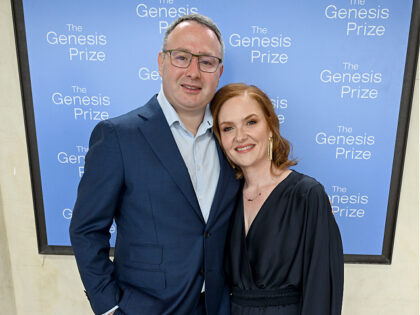 MALIBU, CALIFORNIA - JUNE 06: (L-R) Alexander Vindman and Rachel Vindman attend the Genesi