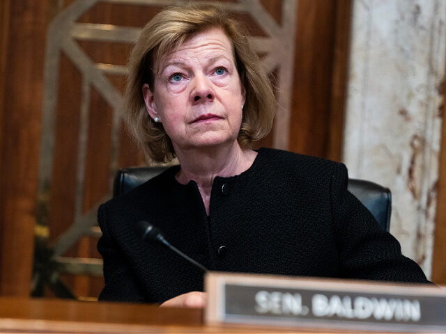 UNITED STATES - MAY 9: Chair Tammy Baldwin, D-Wis., arrives for the Senate Appropriations