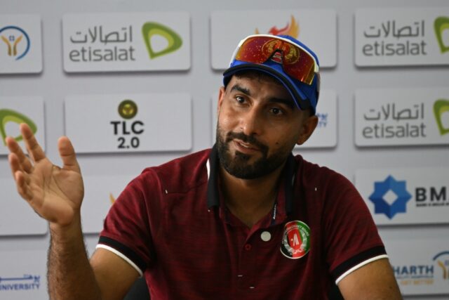 Afghanistan captain Hashmatullah Shahidi