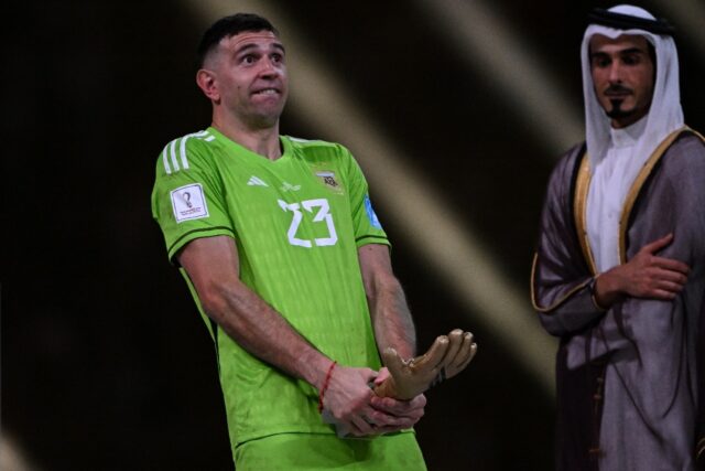 Argentina goalkeeper Emiliano Martinez has been banned for two matches by FIFA