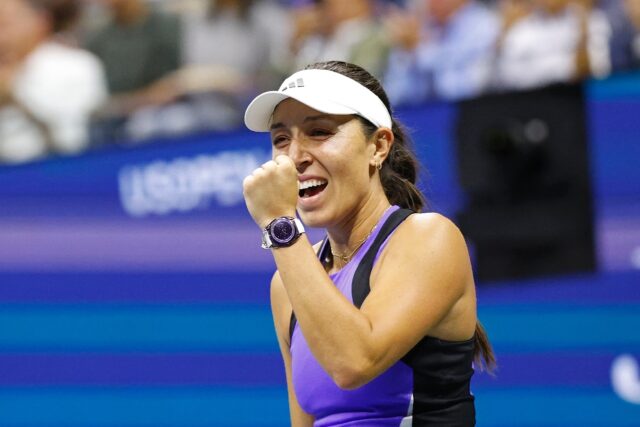 'At last!': Jessica Pegula celebrates her victory over Iga Swiatek