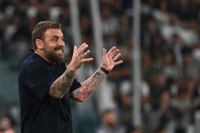 Daniele De Rossi was sacked by Roma on Wednesday