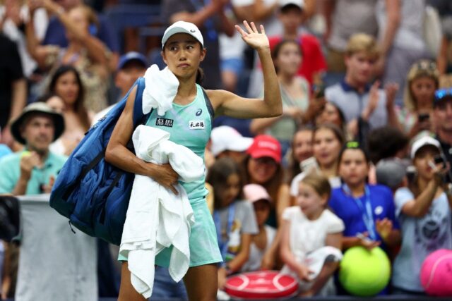 Lowly ranked Zhang Shuai extended her fairytale run at the China Open with 6-2, 6-3 defeat