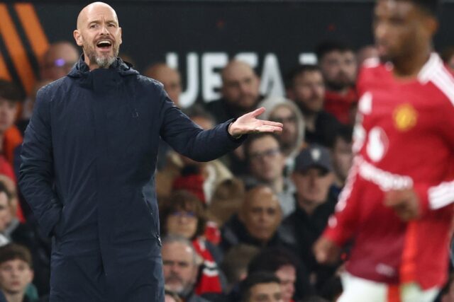 Manchester United manager Erik ten Hag