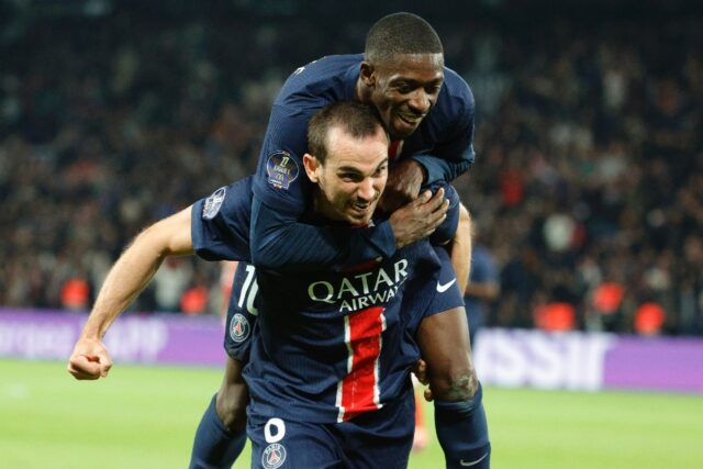 Ousmane Dembele and Fabian Ruiz were Paris Saint-Germain's goal-scorers in their 3-1 win o