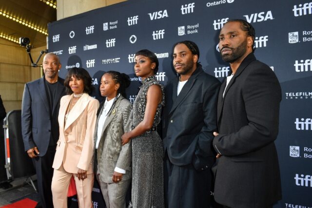 (L-R) Producer Denzel Washington, actress Pauletta Washington, executive producer Katia Wa