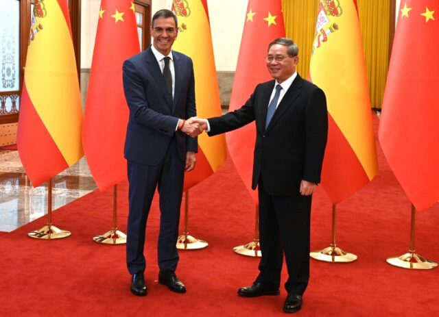 Spanish Prime Minister Pedro Sanchez is on a trip to China aimed at boosting ties with the