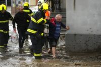 Torrential rains trigger mass evacuations as rivers surge in Central Europe during record flooding