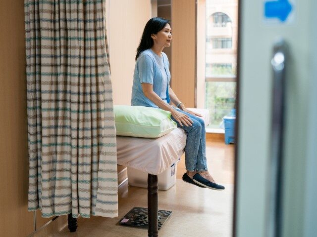 woman in doctor's office