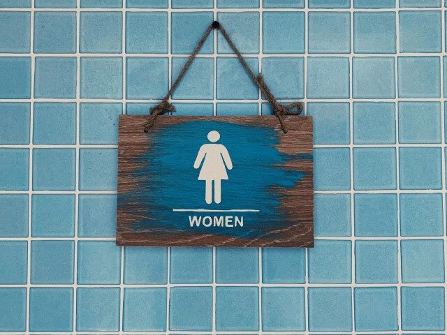 women's restroom sign