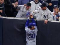 WATCH: Yankees Fan Tries to Tear the Glove Off Mookie Betts’ Hand