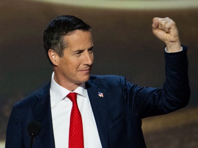 Ohio Senate candidate Bernie Moreno speaks at the Republican National Convention in Milwau