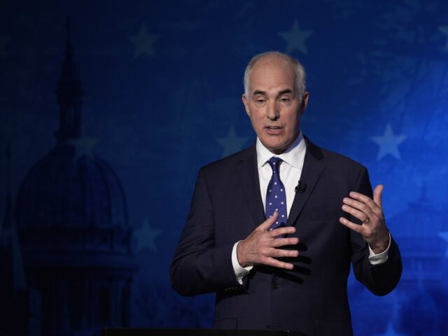 Pennsylvania Senate candidate Sen. Bob Casey, D-Pa., takes part in a debate at the WPVI-TV