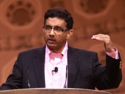 Dinesh D'Souza speaking at the 2014 Conservative Political Action Conference (CPAC) i