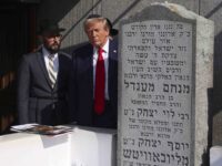 Trump Visits the Ohel, Holy Jewish Site in Queens, on October 7