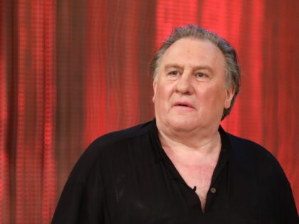 ROME, ITALY - APRIL 22: Gerard Depardieu attends the Italian TV show 'Ballando Con Le Stel