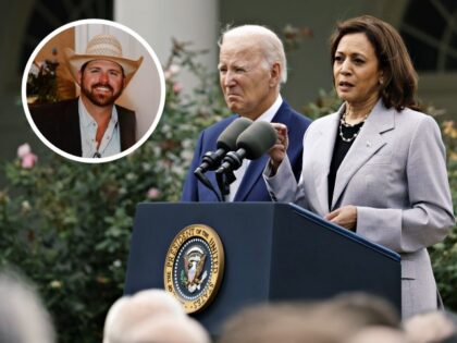 US Vice President Kamala Harris speaks during an event on gun safety in the Rose Garden of