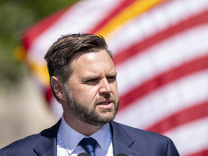 KENOSHA, WISCONSIN - AUGUST 20: Republican vice presidential candidate, U.S. Sen. J.D. Van