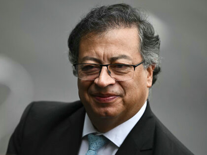 Colombia's President Gustavo Petro arrives at the inauguration ceremony of Mexico's Presid