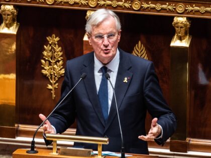 Prime Minister Michel Barnier is at the National Assembly on the day of the no-confidence