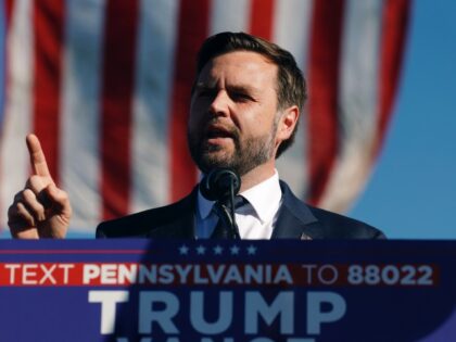 BUTLER, PENNSYLVANIA - OCTOBER 05: Republican vice presidential candidate Sen. JD Vance ad