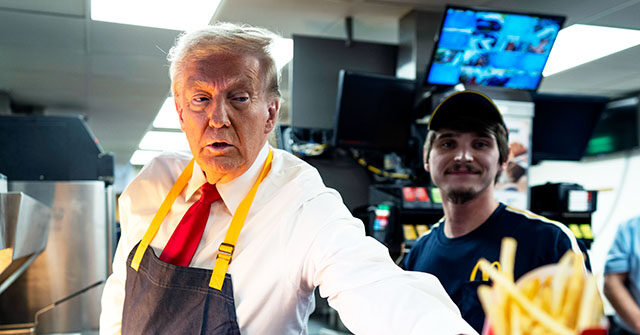 MSNBC Host, Dem Rep. Slam Trump for McDonald's Visit: 'No Logic to It'