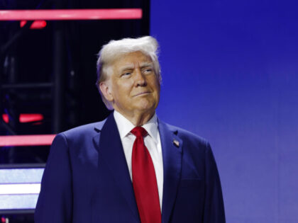 POWDER SPRINGS, GEORGIA - OCTOBER 28: Republican presidential nominee, former U.S. Preside