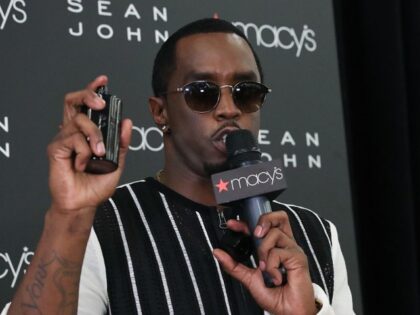 Sean "Diddy" Combs attends the Sean John fragrance launch event at Macy's Herald Square on