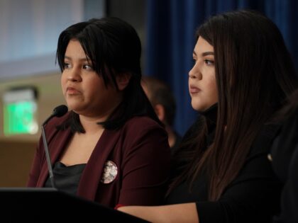 HOUSTON, TX - DECEMBER 08: From left, Vanessa Guillen's sister Lupe Guillen, and Vanessa's