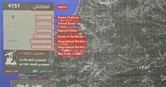 IDF: Hezbollah Planned October 7-style Attack to ‘Conquer the Galilee’; Reveals Map