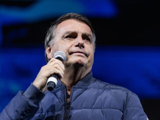 Jair Bolsonaro, Brazil's former president, during the Conservative Political Action Confer