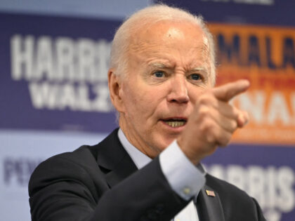 US President Joe Biden speaks during a Laborers' International Union of North America