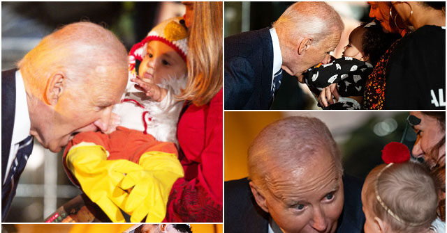 VIDEO: Biden Appears to Bite Several Babies for Halloween