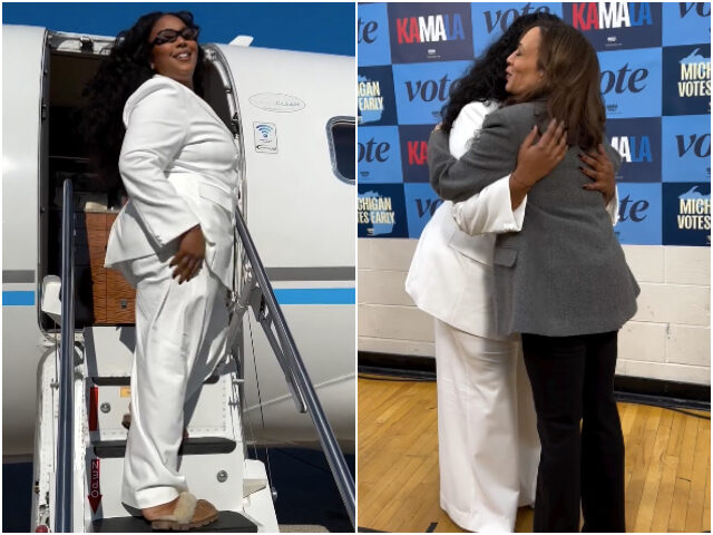 Climate Doomer Lizzo Rants Before Boarding Private Jet to Kamala Harris Rally: ‘You Hoes Coul