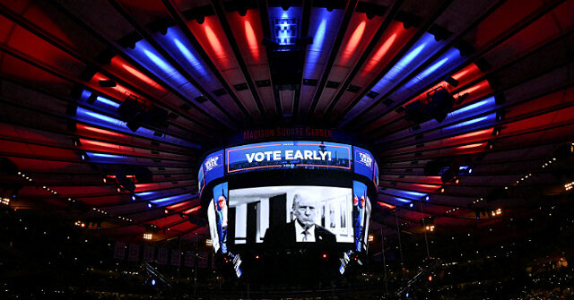 Rallygoers Wave Phones as Jon Kahn’s Hit Song ‘Fighter’ Plays During Trump's Madison Square Garden Rally