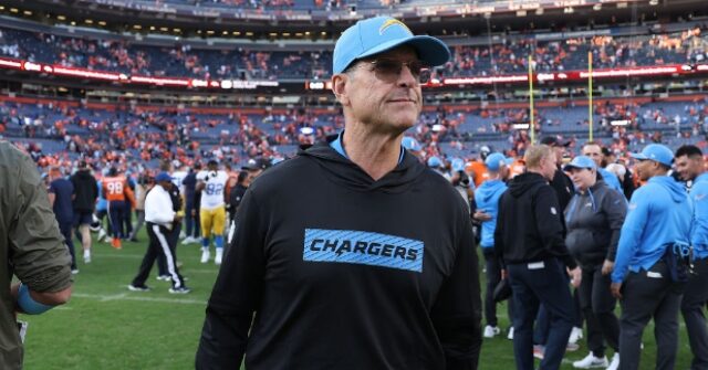 VIDEO: Chargers Jim Harbaugh Suddenly Leaves Game with Mystery Illness, Returns Minutes Later