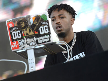 ANAHEIM, CA - SEPTEMBER 10: Producer Metro Boomin performs onstage during the Day N Night