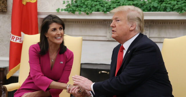 Report: Nikki Haley in Talks to Join Trump on Campaign Trail for Event