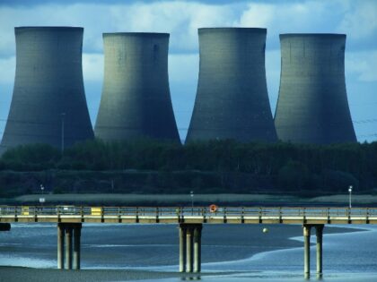 Nuclear power plant cooling towers