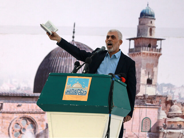 Head of the political wing of the Palestinian Hamas movement in the Gaza Strip Yahya Sinwa