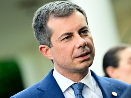 WASHINGTON, DC - SEPTEMBER 20: U.S. Secretary of Transportation Pete Buttigieg attends a W